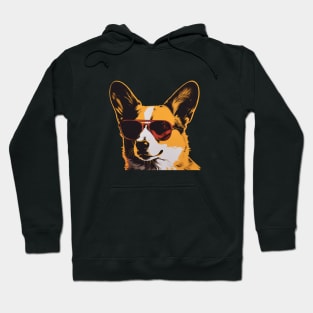 Corgi, Andy Warhol Style Hoodie